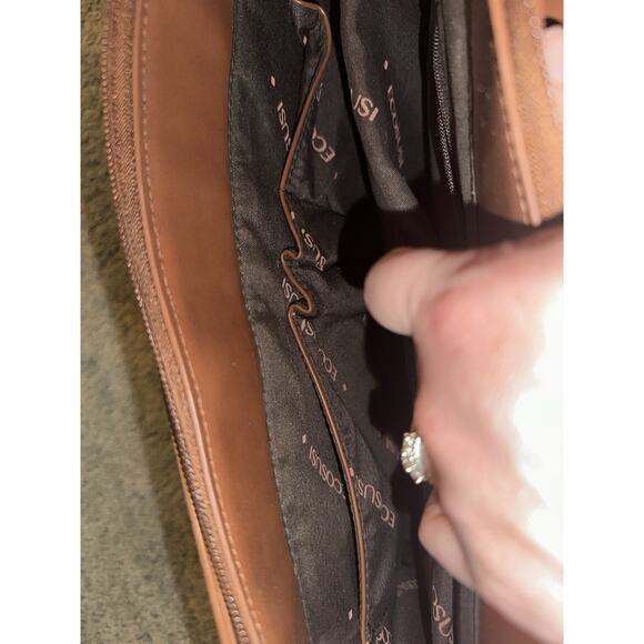 Women's Briefcase Vegan Leather 15.6 inch Laptop Bag for Work Computer Feminine - Picture 16 of 16